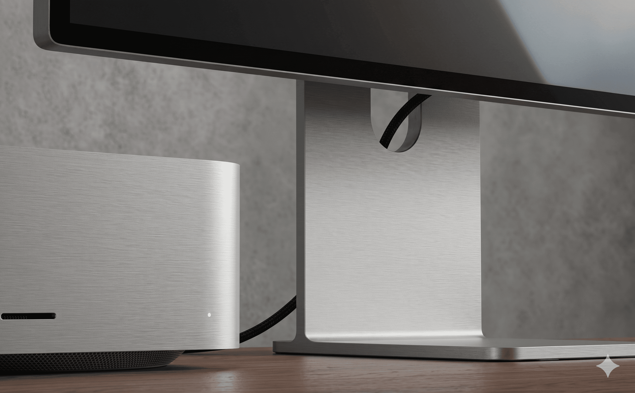 Detail eines Arbeitsplatzes — ruhige, präzise Ausstattung.